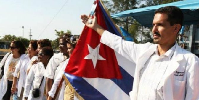 Coronavirus, nota dell’ambasciata di Cuba